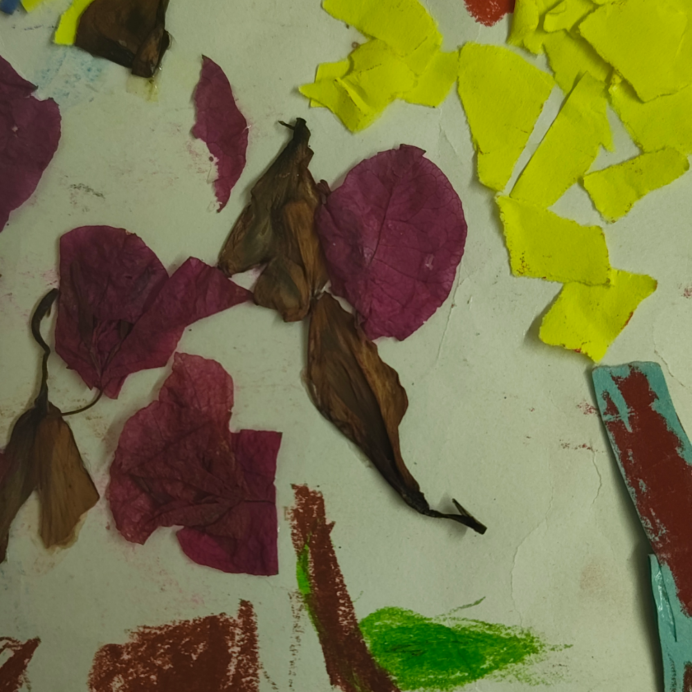 A mixed-media artwork made by Yashica